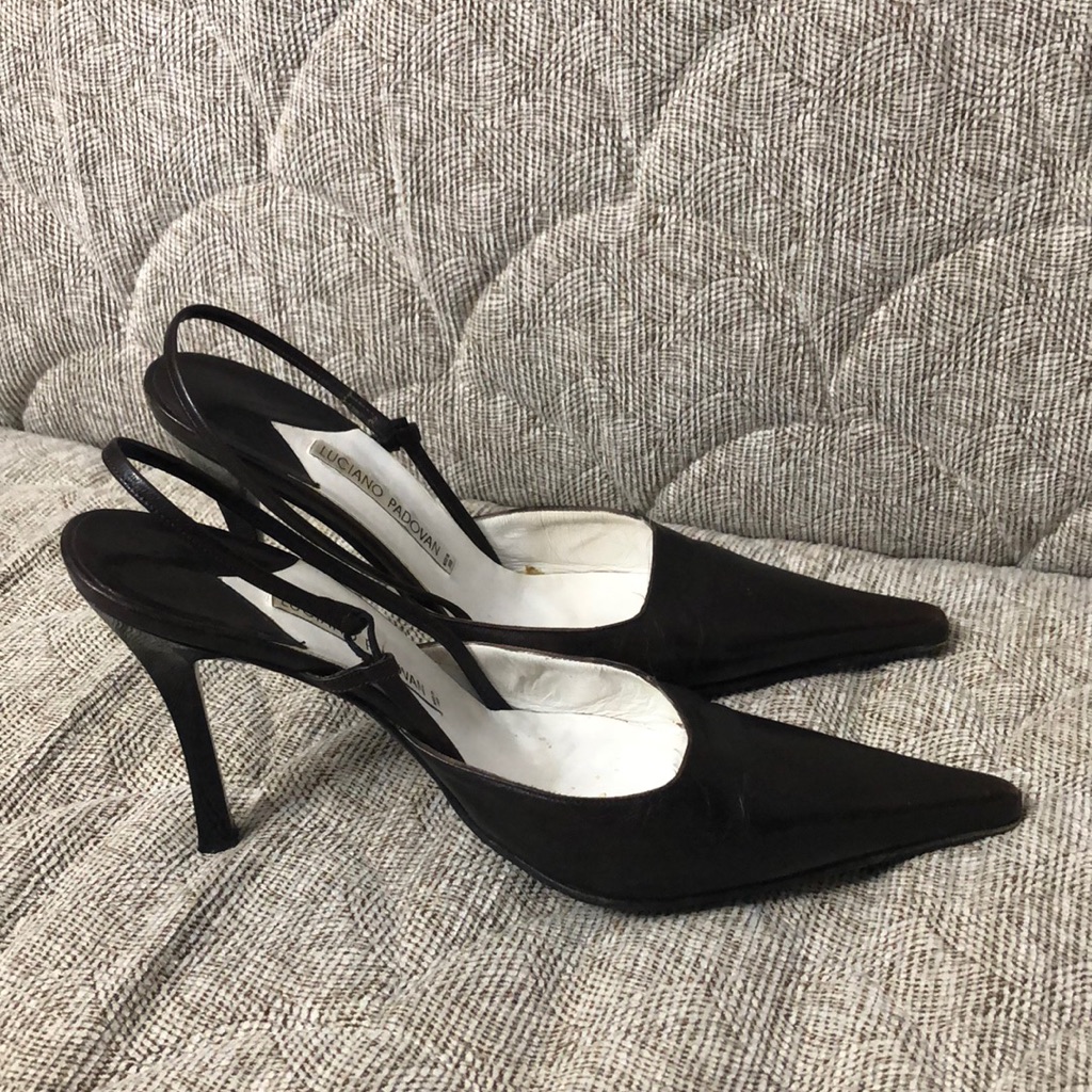 Luciano Padovan Leather Heals Shoes 39.5